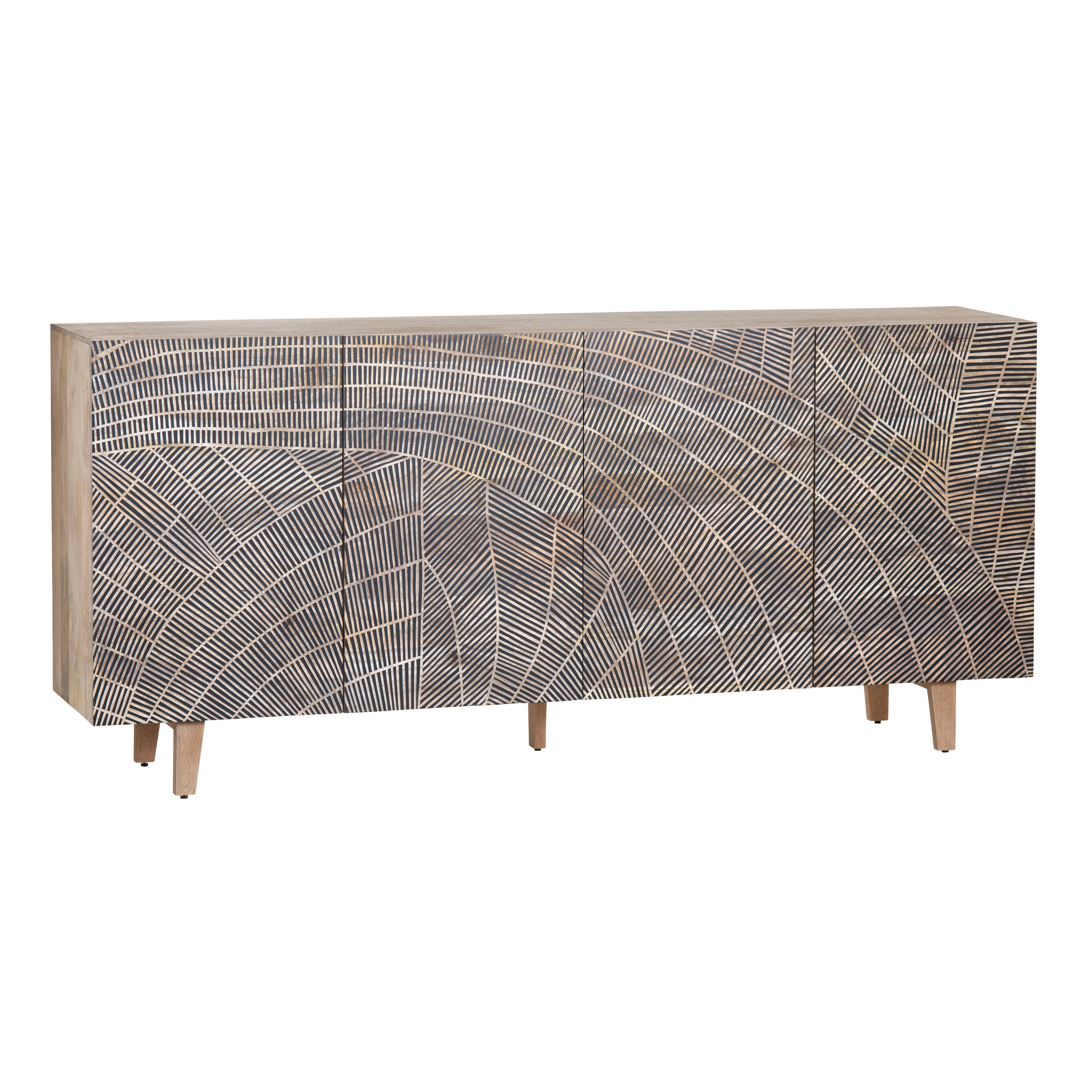 Crestview Living Room Zambia Four-Door Sideboard CVFNR4551 - D