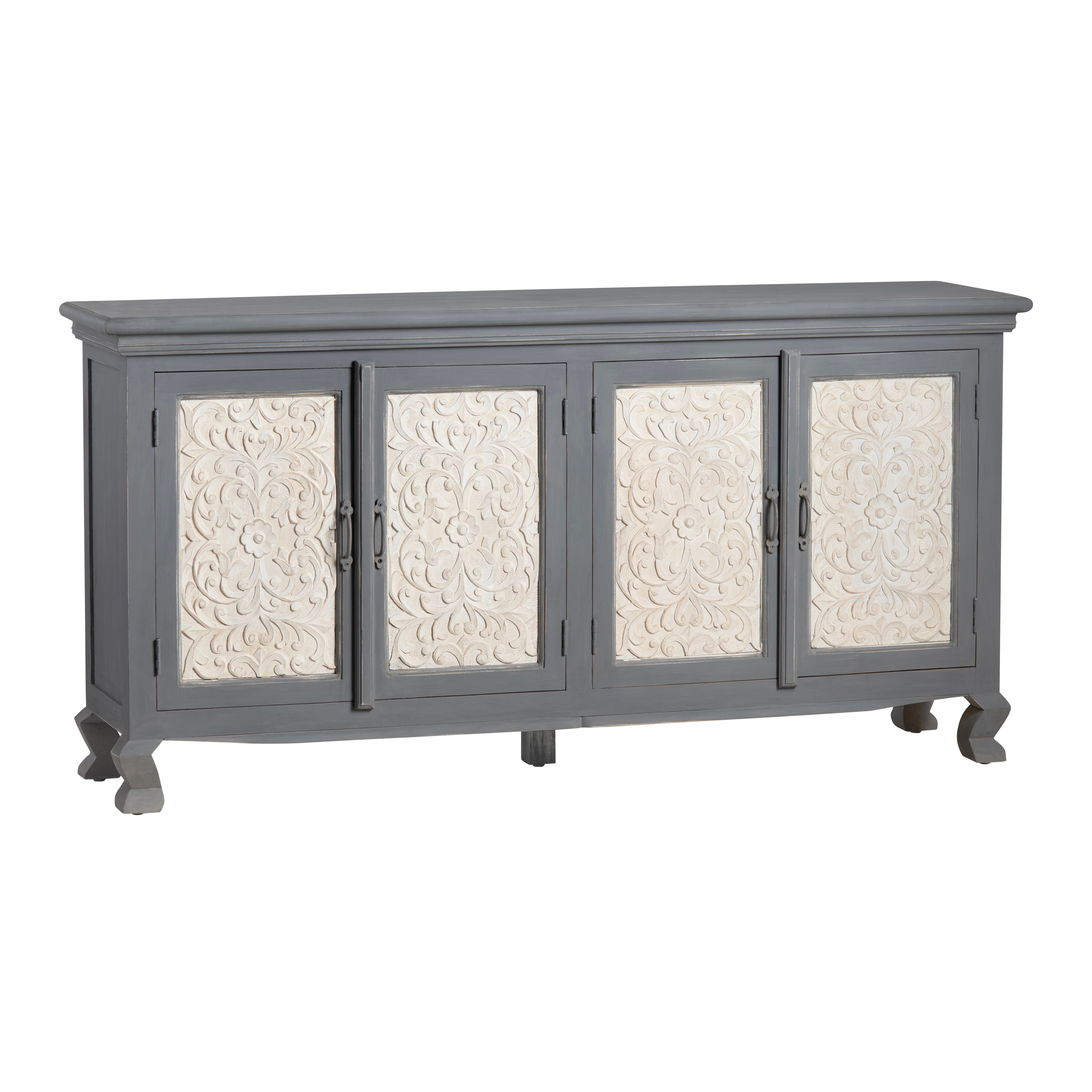 Crestview Living Room Leighton FourDoor Sideboard CVFNR4560 LA