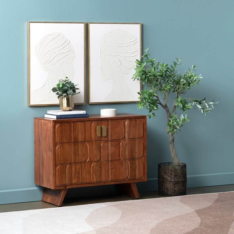 Crestview Living Room Cooper Two Door Cabinet CVFNR4629 - B.F.