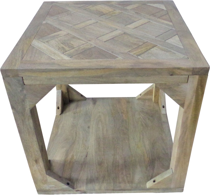 Crestview Living Room Willow Brook Square End Table Cvfnr5046 Gilliam Thompson Furniture