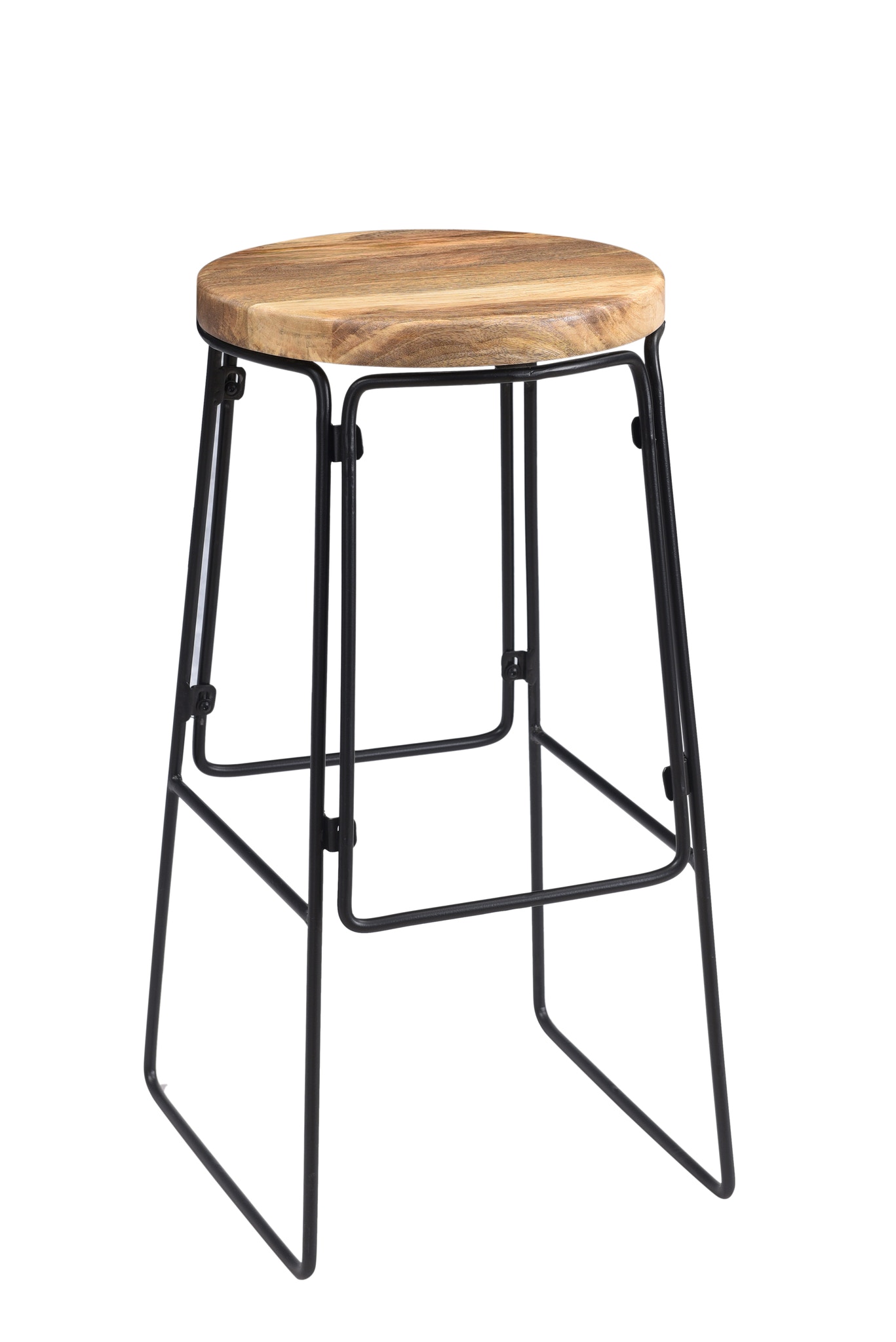 Brendan 25 in. store Brown Backless Counter Stool