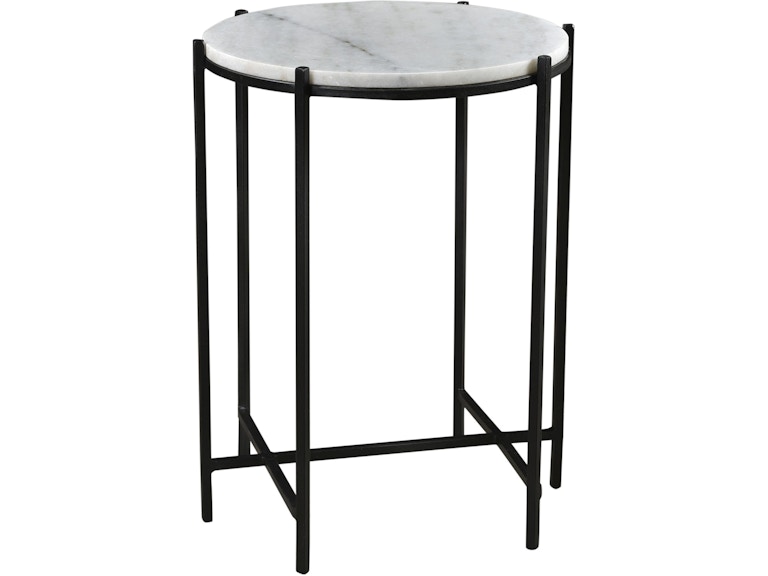 Crestview Bengal Manor Iron And Marble Accent Table CVFNR717 947753927