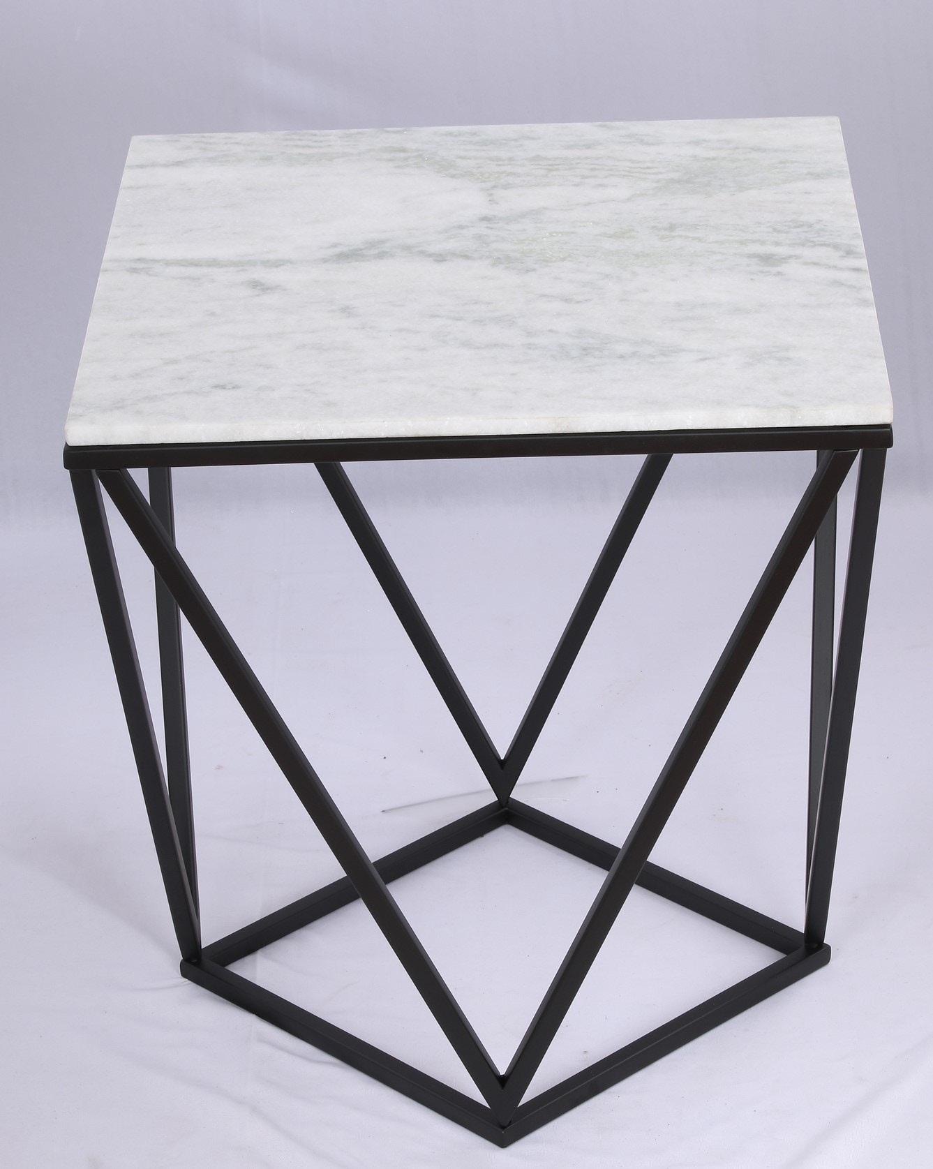 marble top side table square