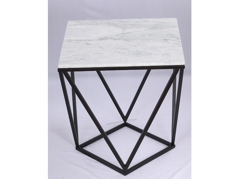 Crestview Baxter Marble Top End Table CVFNR929 690890358