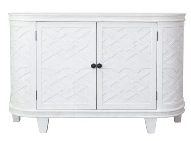 Crestview Living Room White Plains Sideboard CVFVR8154 Carol House Furniture Maryland Heights