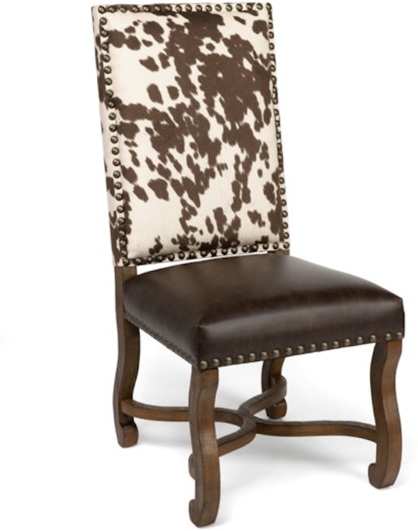 Crestview Dining Room Cowhide Side Chair Cvfzr3719 Strobler Home