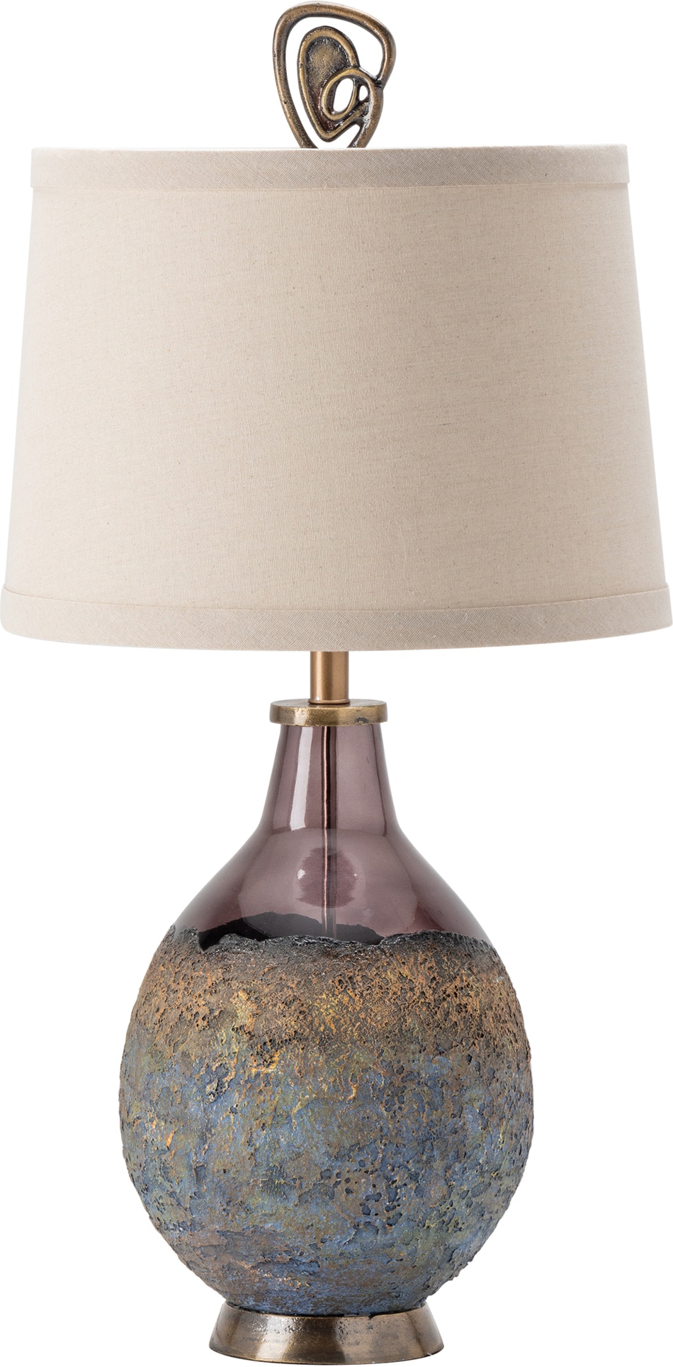 Mark geluid Bekwaamheid Crestview Lamps and Lighting Kai Molten Earth Texture Table Lamp with Special Finial CVIDZA035 Mark geluid Bekwaamheid Crestview Lamps and Lighting Kai Molten Earth Texture Table Lamp with Special Finial CVIDZA035