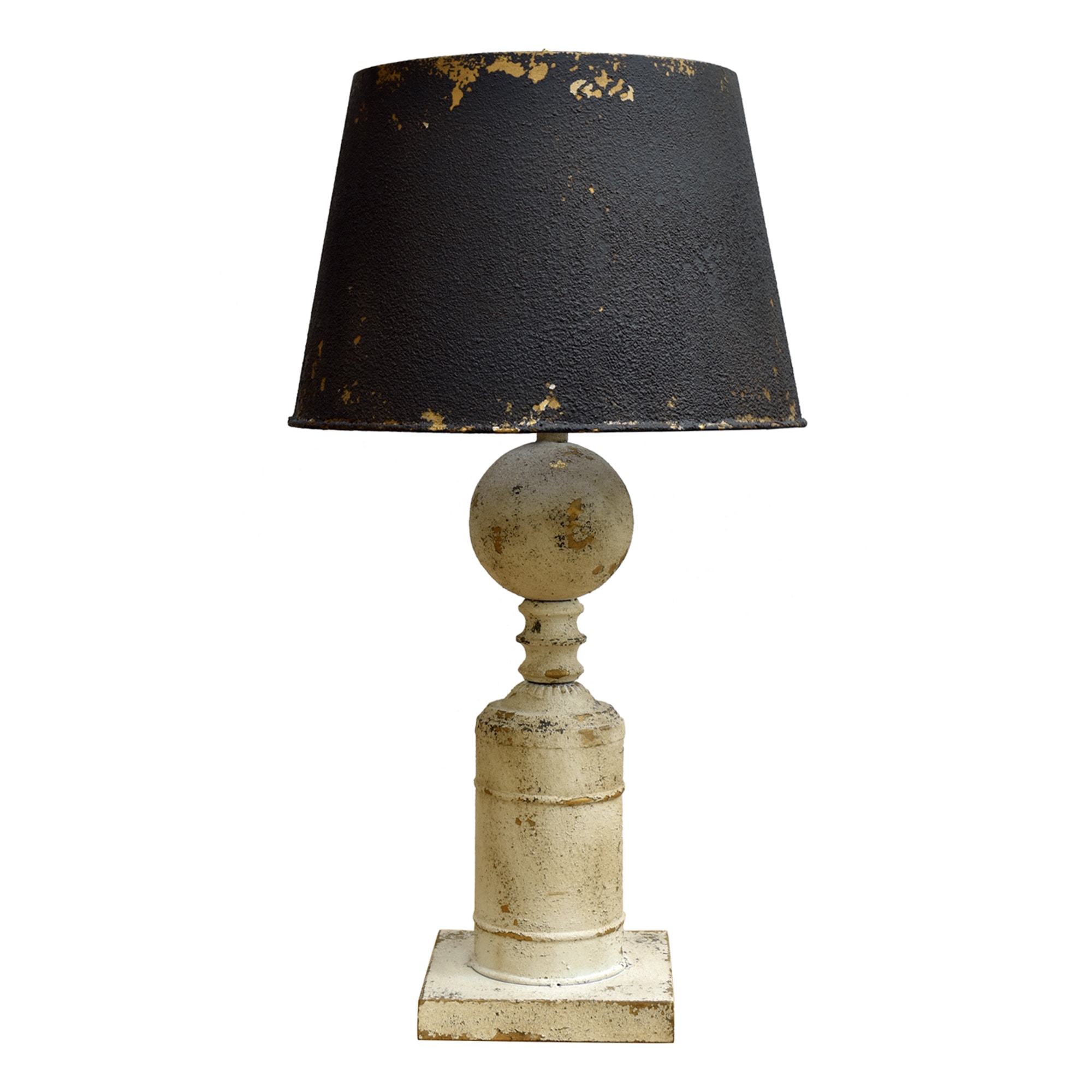 shiloh weathered metal lamp