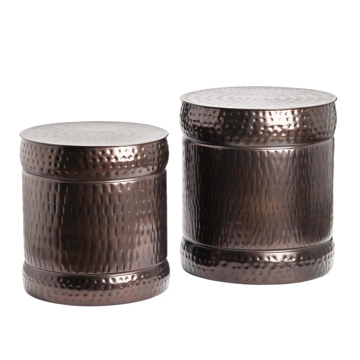 Crestview 2 Piece Stockton Copper Stools EVFNR1022DKCP