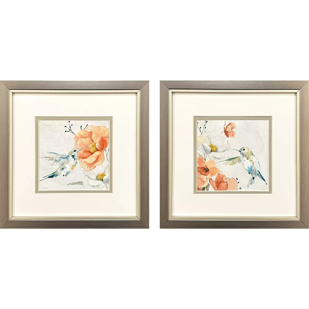  Floral Hummingbird S/2 48768