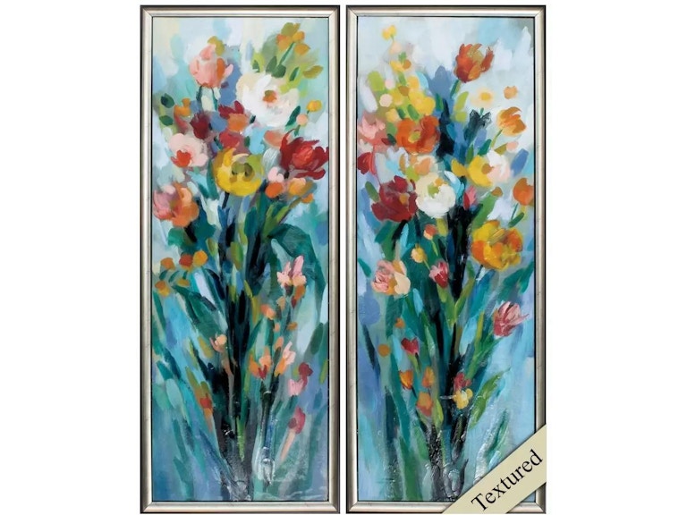 Propac Tall Bright Flowers S/2 46016 46016