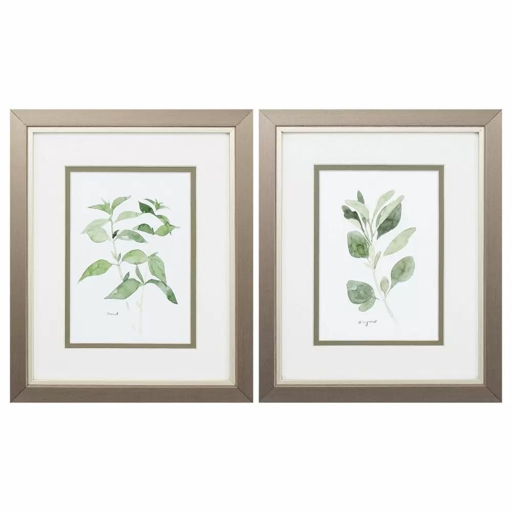  Herb Garden Sketches S/2 48022