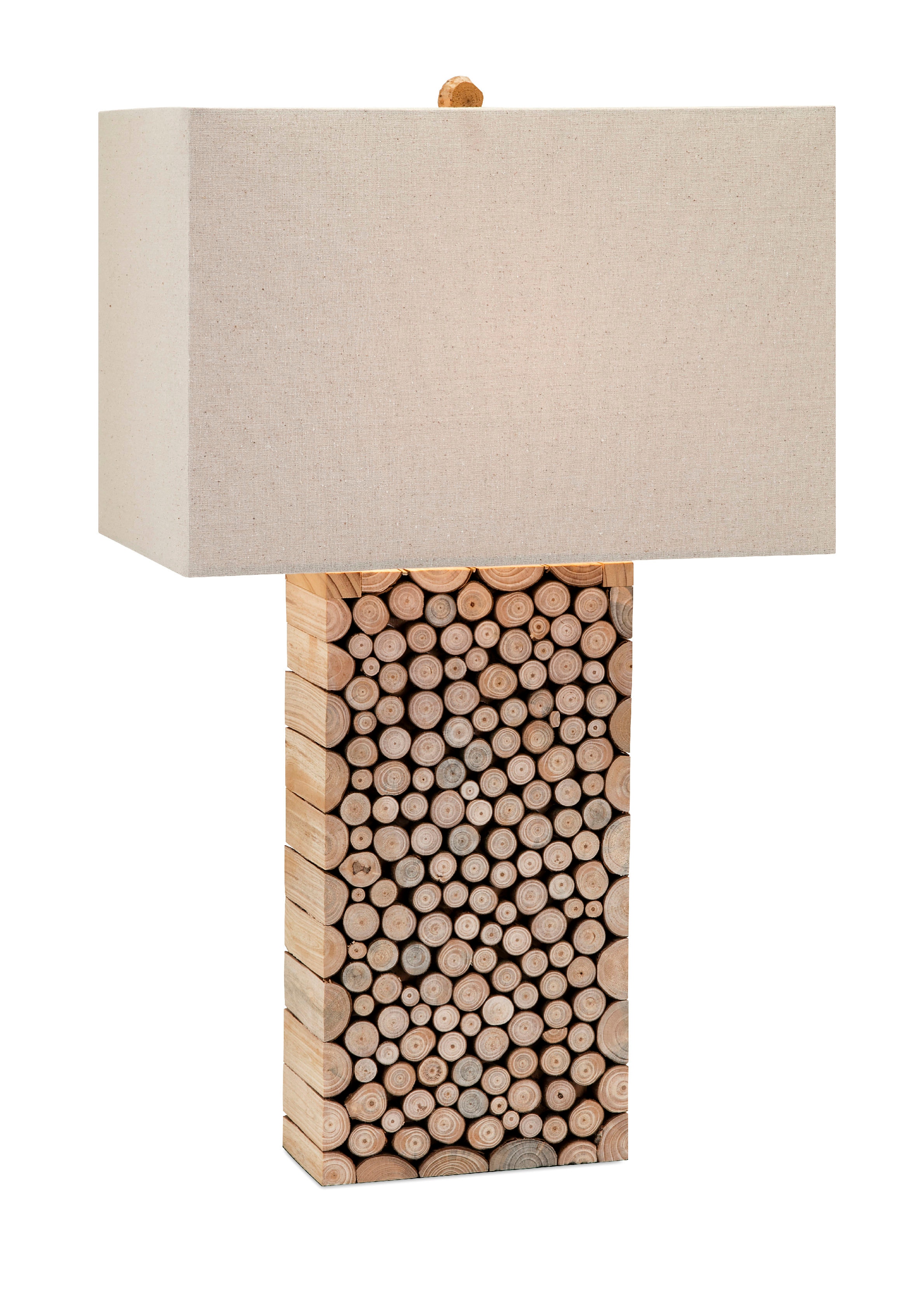 wood table lamp base