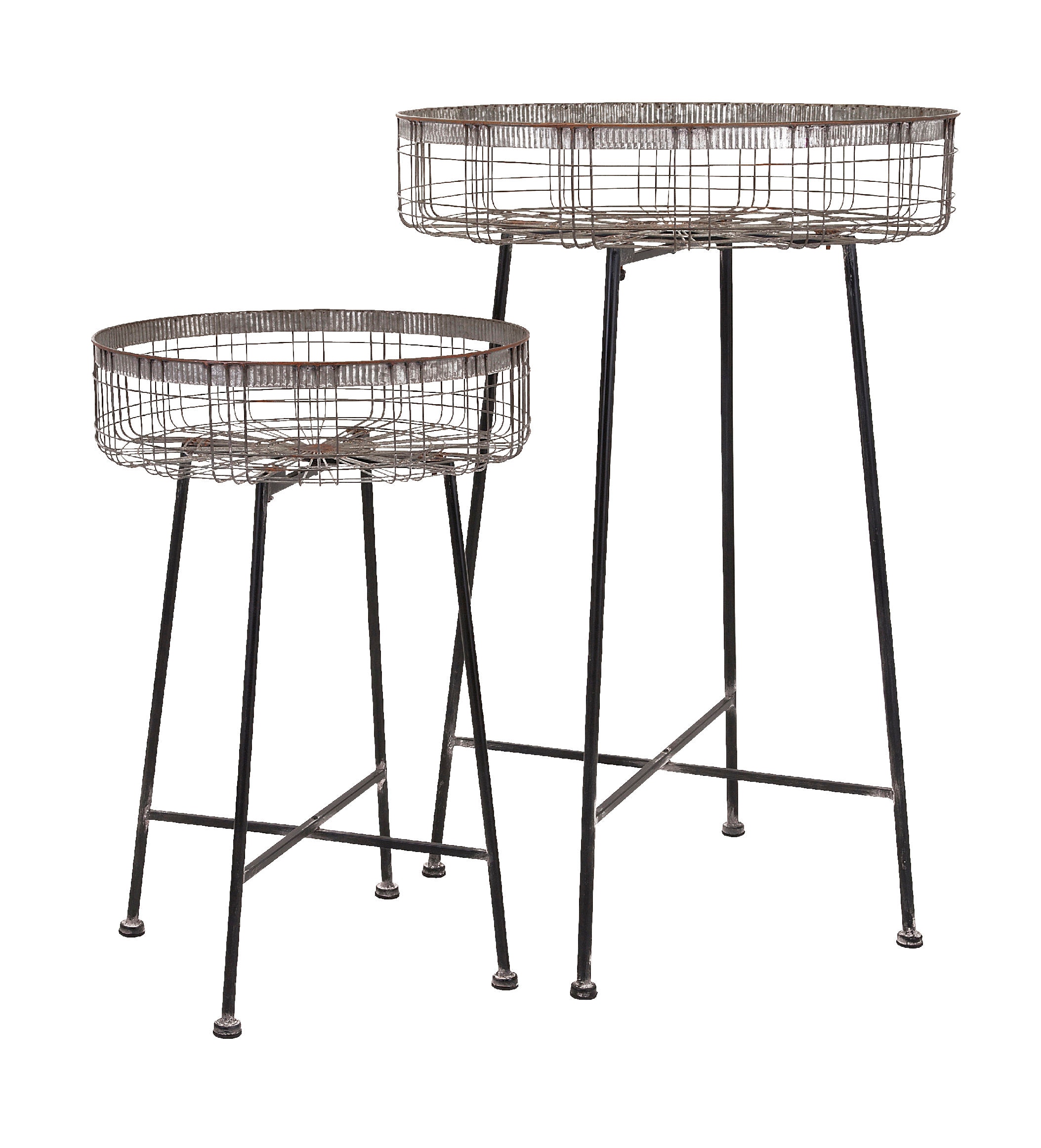 Imax Corporation Accessories Pitzer Round Wire Plant Stands