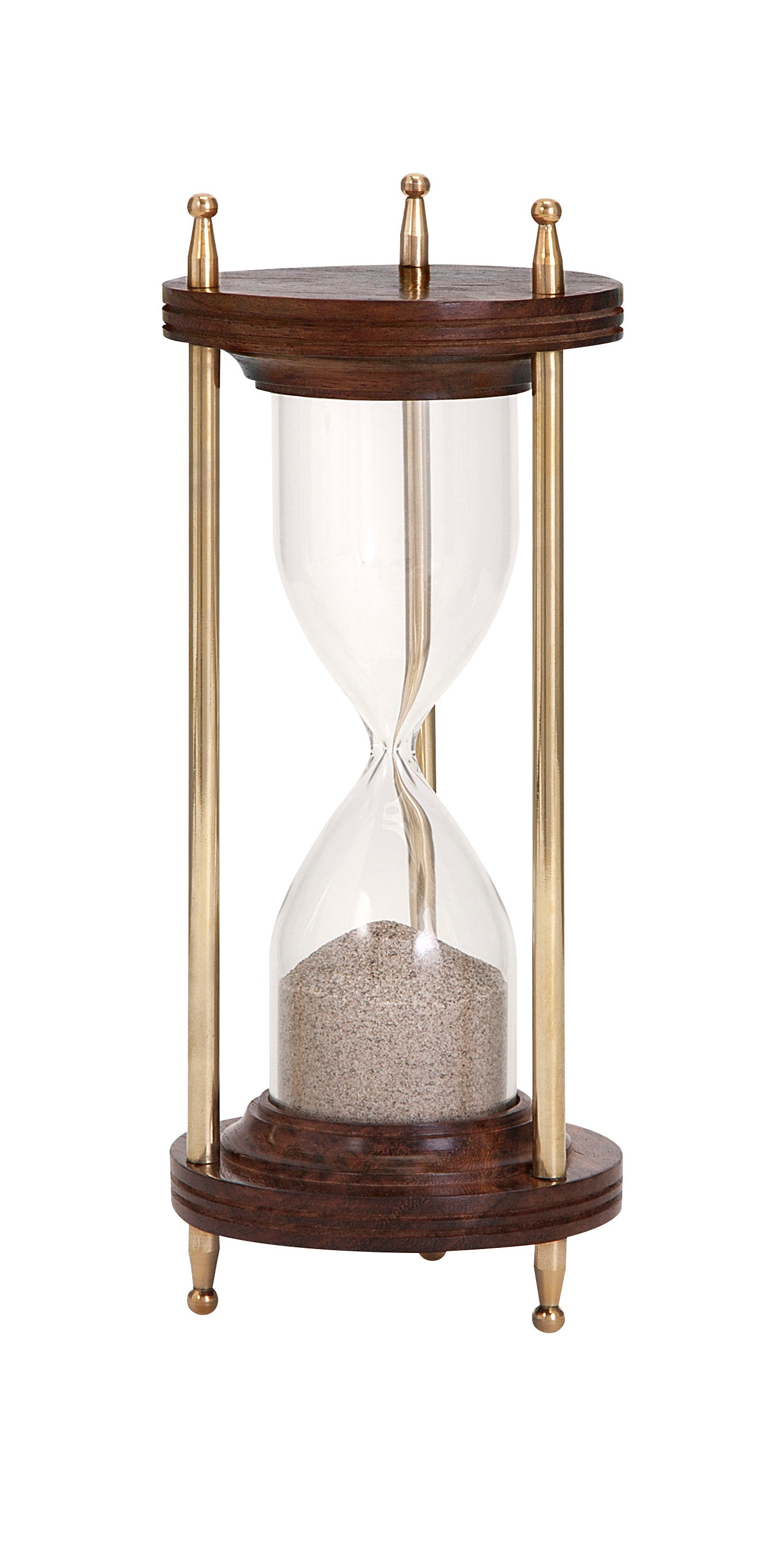 IMAX Corporation Pratt Large Hourglass with Gift Box in Brown 