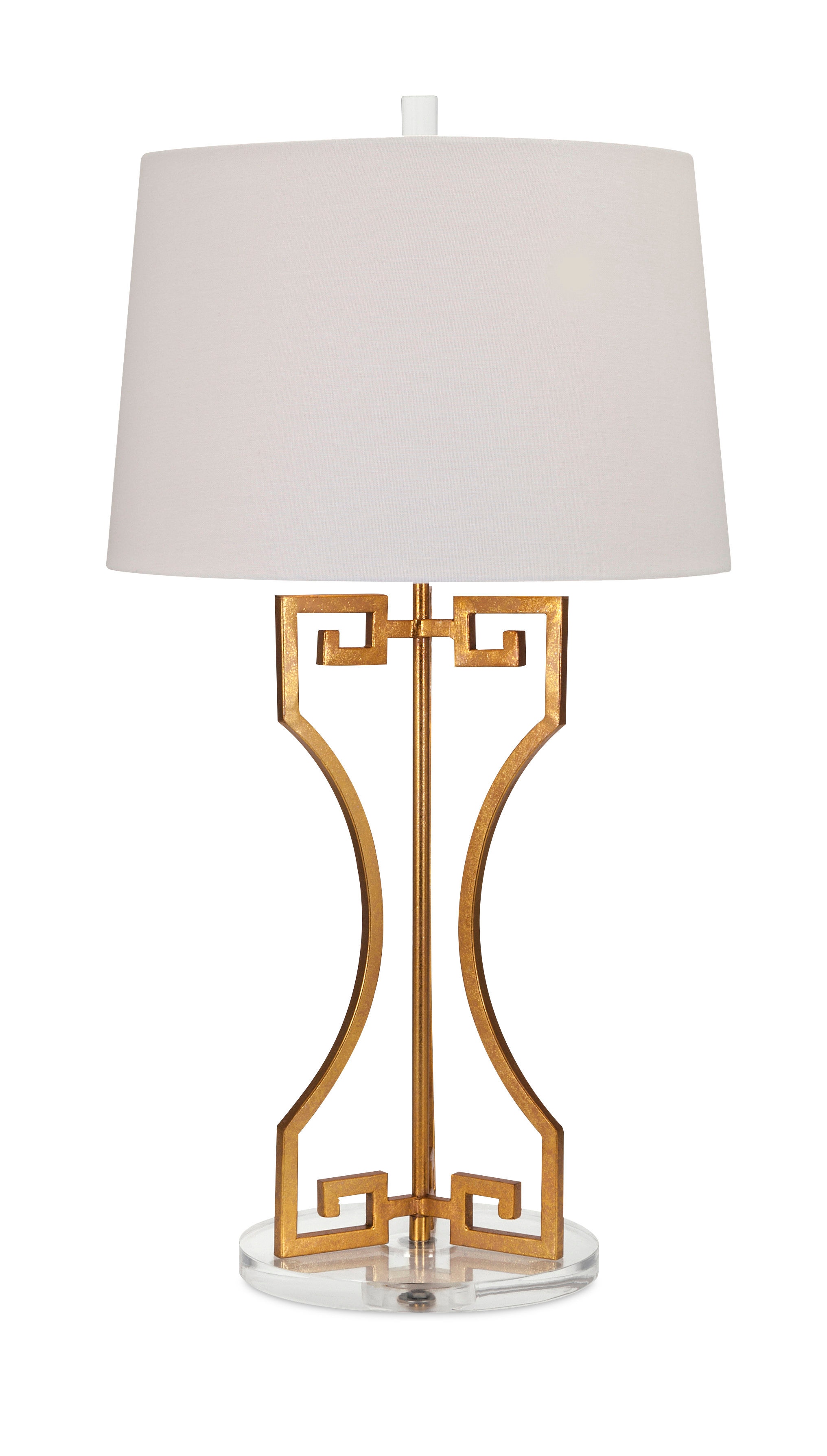 greek key table lamp