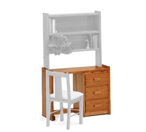 Woodcrest Youth Heartland Desk Dk3 Short Furniture Co