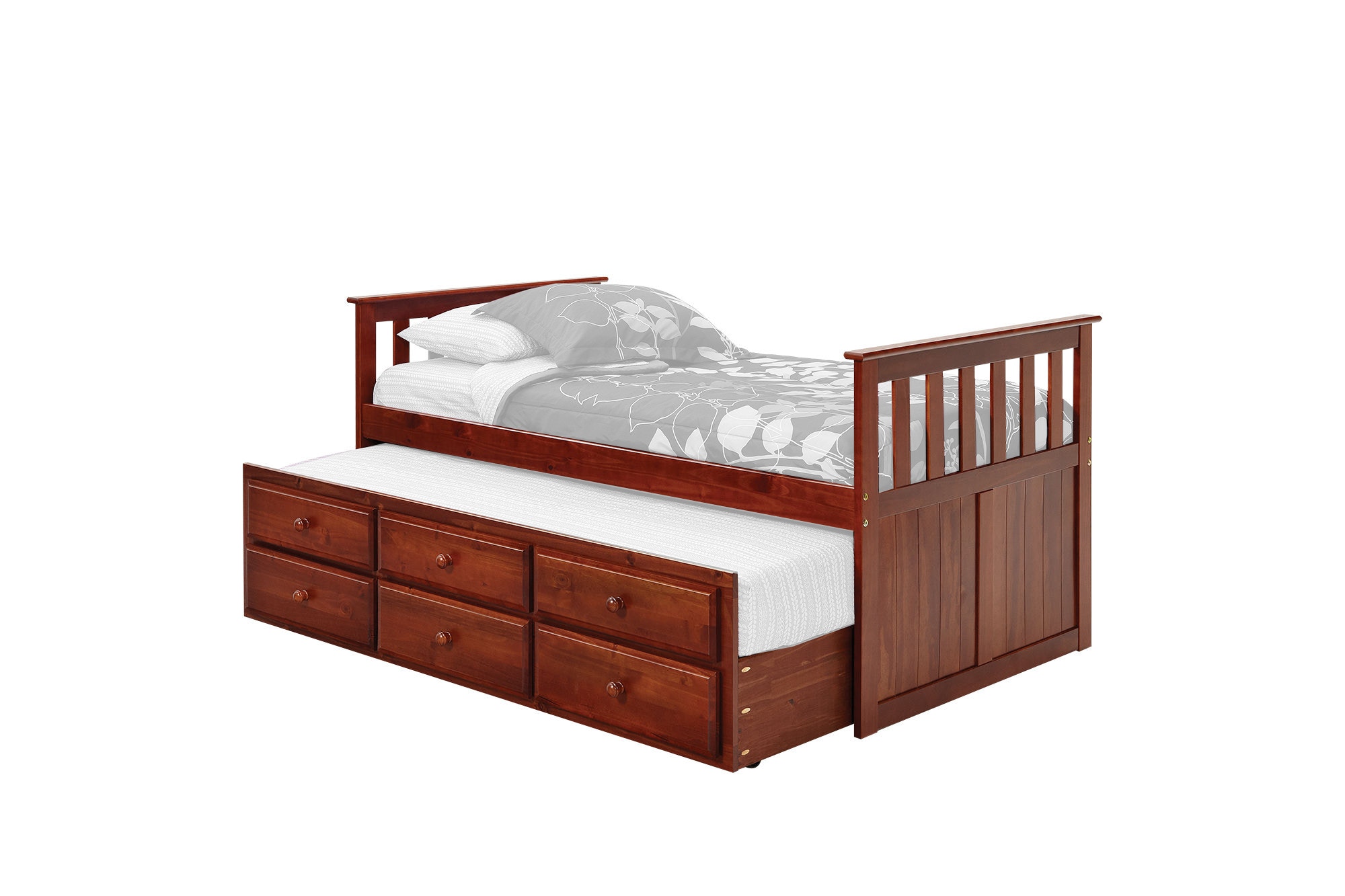 Woodcrest Youth Pine Ridge Chocolate Mission Captain S Bed W