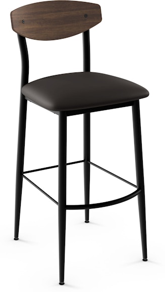 Amisco Hint Bar height non swivel stool 40202-30