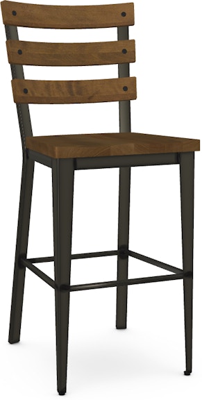 Amisco Dexter Bar height non swivel stool 40323-30B