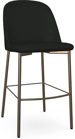 Amisco Luongo Bar height non swivel stool 40349-30