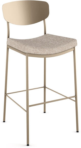Amisco Krista Bar height non swivel stool 40361-30