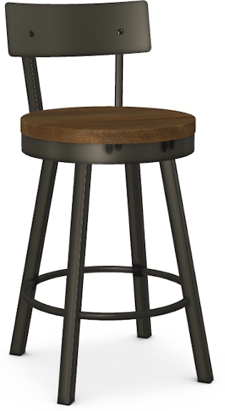 Amisco Lauren Counter height swivel stool 40593-26B