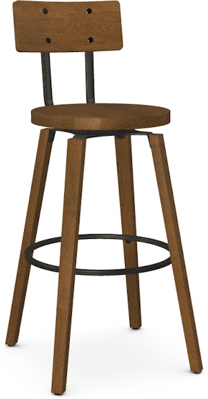Amisco Esteban Bar height swivel stool 41273-30B