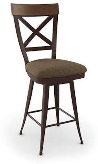 Amisco Kyle Bar height swivel stool 41414-30