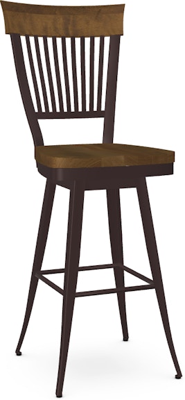 Amisco Annabelle Bar height swivel stool 41419-30B