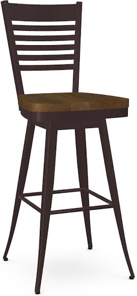 Amisco Edwin Bar height swivel stool 41498-30B