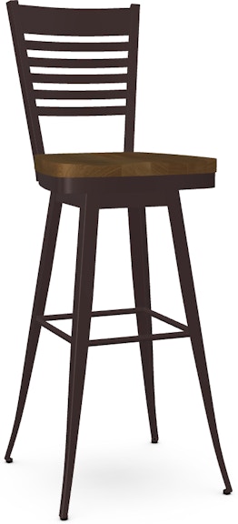 Amisco Edwin Spectator height swivel stool 41498-34B