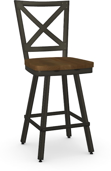 Amisco Kent Counter height swivel stool 41528-26B