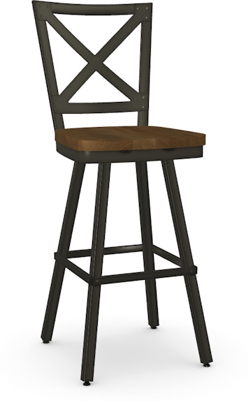 Amisco Kent Bar height swivel stool 41528-30B