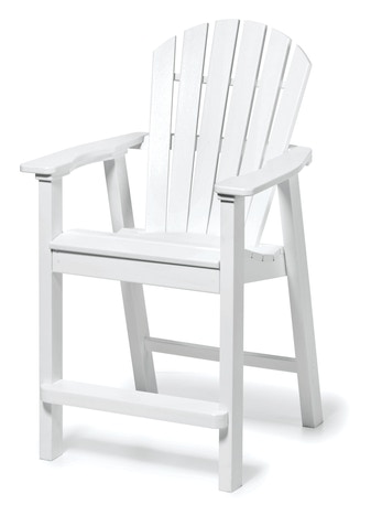 seaside casual adirondack shellback balcony chair