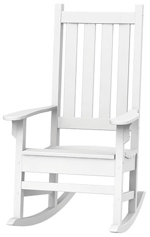 Fully assembled store porch rocking chairs