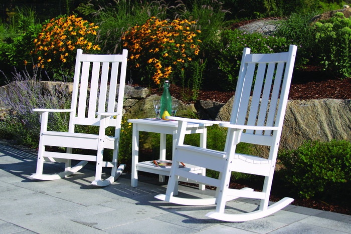 Seaside Casual Traditional Porch Rocker Fully Assembled 036