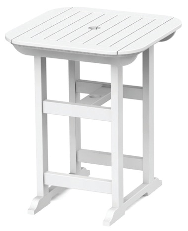 Seaside Casual Portsmouth Balcony Table 30 Inch X 30 Inch 80