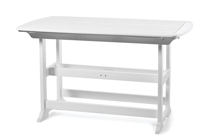 Seaside Casual Portsmouth Bar Table 42 Inch X 72 Inch 86