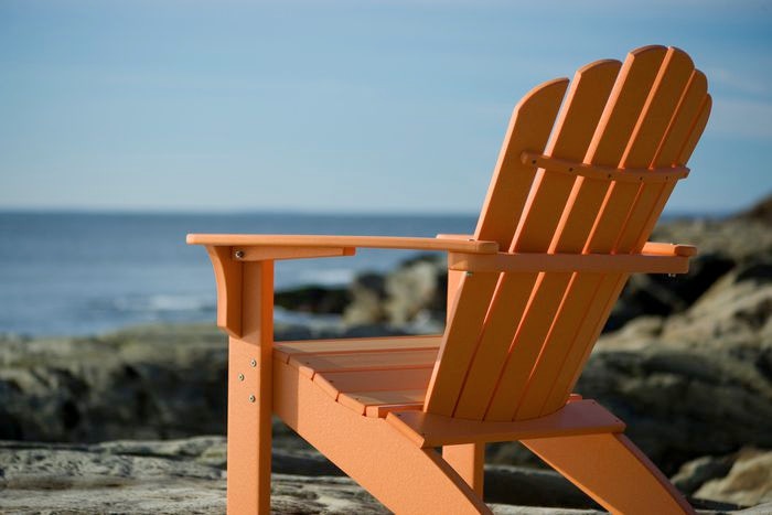 Coastline harbor clearance view adirondack chair