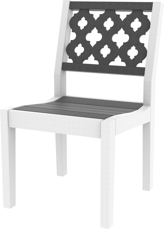 Seaside Casual Greenwich Dining Side Chair Provencal Back Style 601P