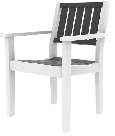 Seaside Casual Greenwich Dining Arm Chair Slatted Back Style 602S