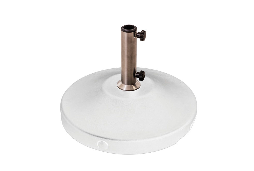 weighted umbrella base with wheels