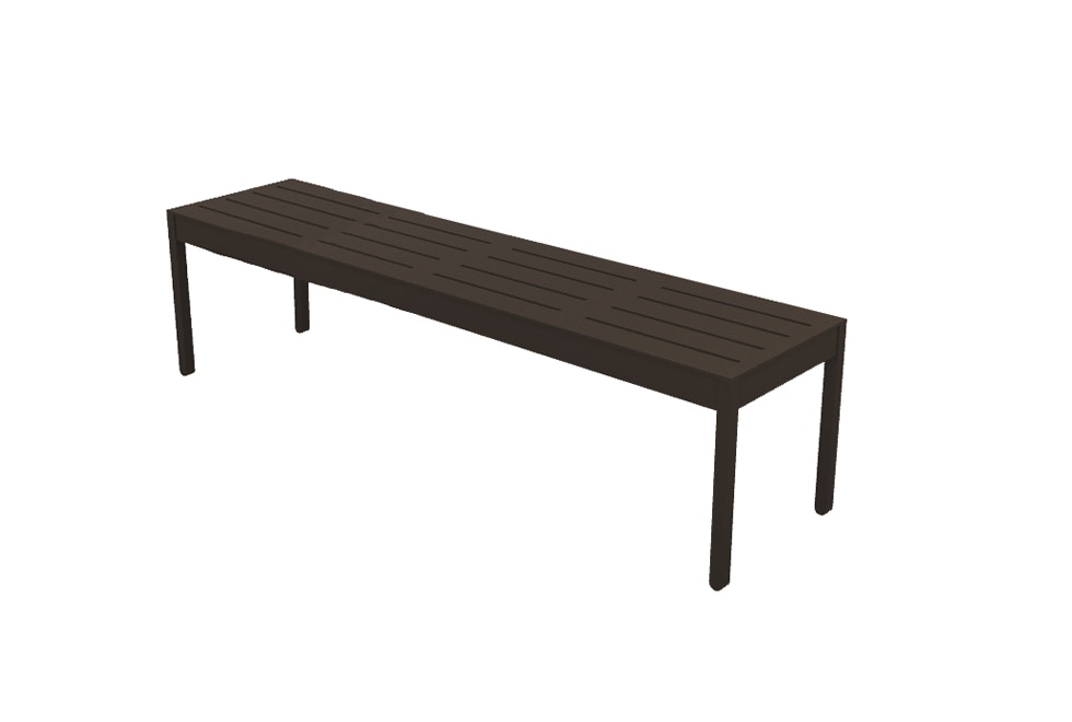 Telescope Casual Furniture Bazza Bench 64 Inch Flat Bench 8Z80