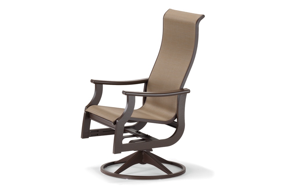 Telescope Casual Furniture St. Catherine MGP Sling Supreme Swivel Rocker with MGP Arms HH50