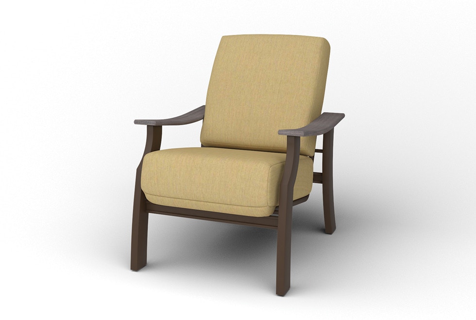  St. Catherine MGP Cushion Arm Chair with Rustic Arms 