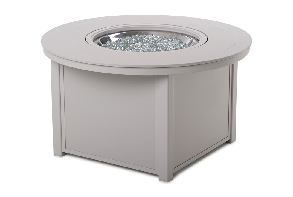Telescope Casual Furniture MGP Top Fire Tables 42 Inch Round MGP Top Fire Table 3F40