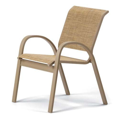 Telescope Casual Furniture Aruba Sling Stacking Cafe Chair 7A10