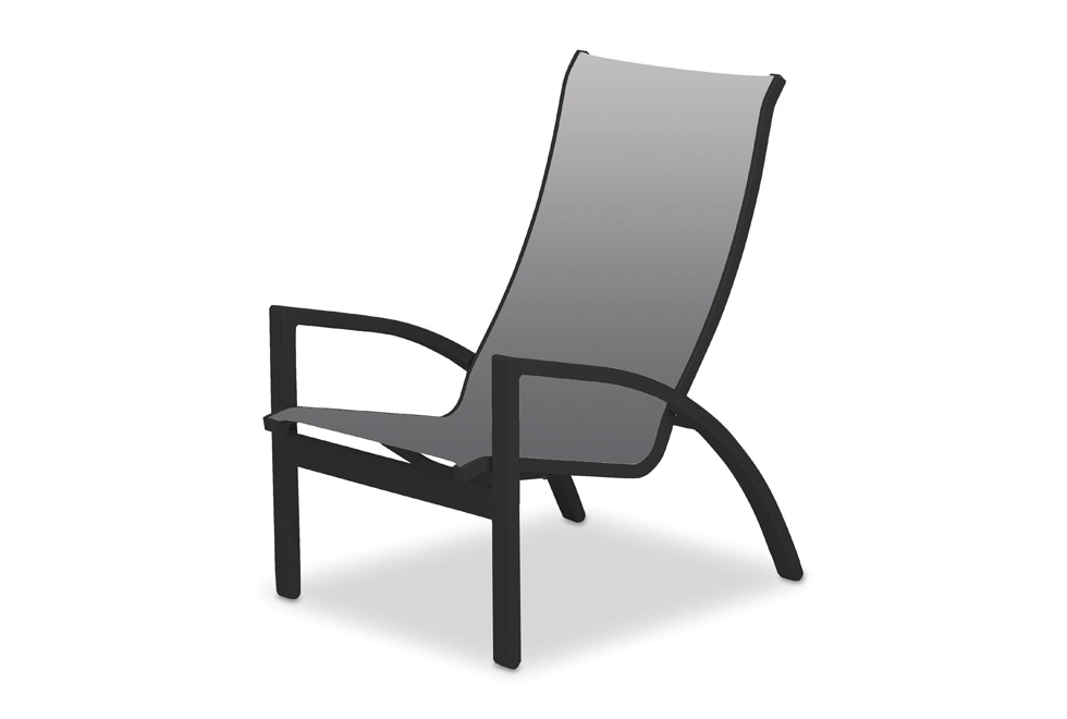 Telescope Casual Furniture Kendall Sling Stacking Chat Height Chair 9K40