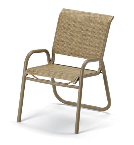 Gardenella sling stacking arm shop chair